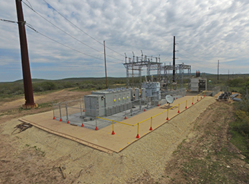 Our EPZ Grounding System and DURA-BASE mats surround and protect this station.