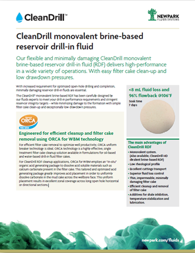 Download CleanDrill RDF Product Sheet thumbnail