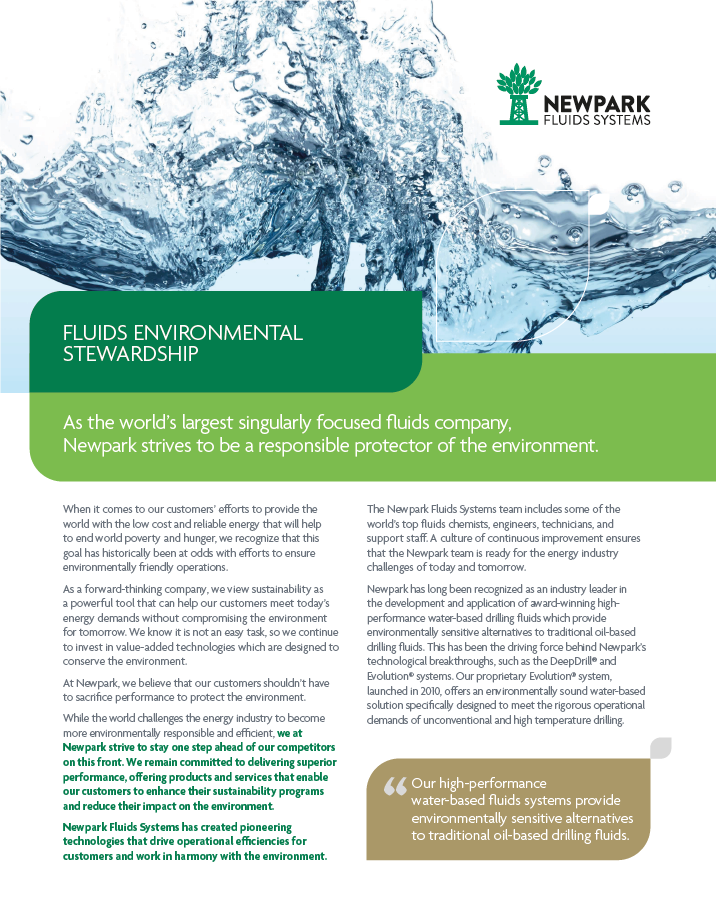 Fluids Systems Environmental Stewardship thumbnail