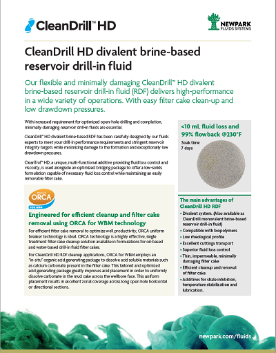 Download CleanDrill HD RDF Product Sheet thumbnail